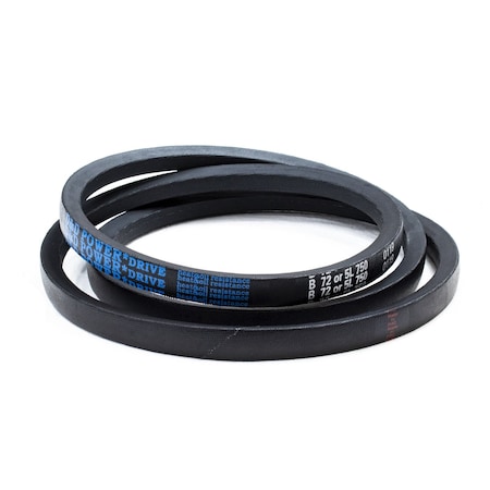 D&D B72/5L750 Classical V-Belt, 75 in Outside Length, 21/32 in Top Width, 1 Ribs B72/5L750